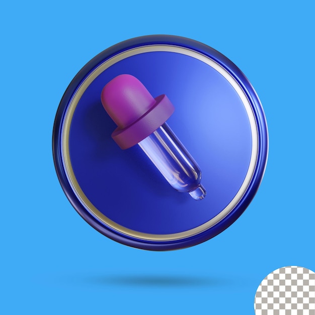 3d Eyedropper icon for your websites