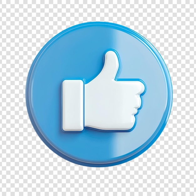 3d Facebook like icon