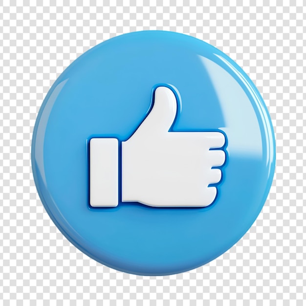 3d Facebook like icon