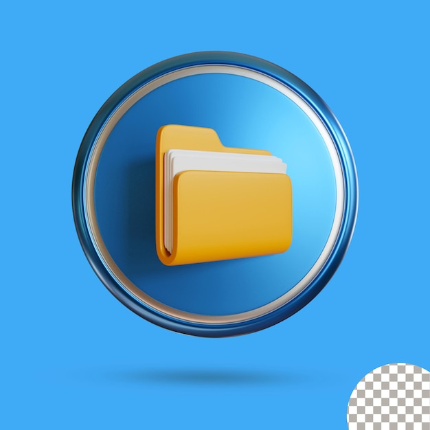 3D file icon for your websites