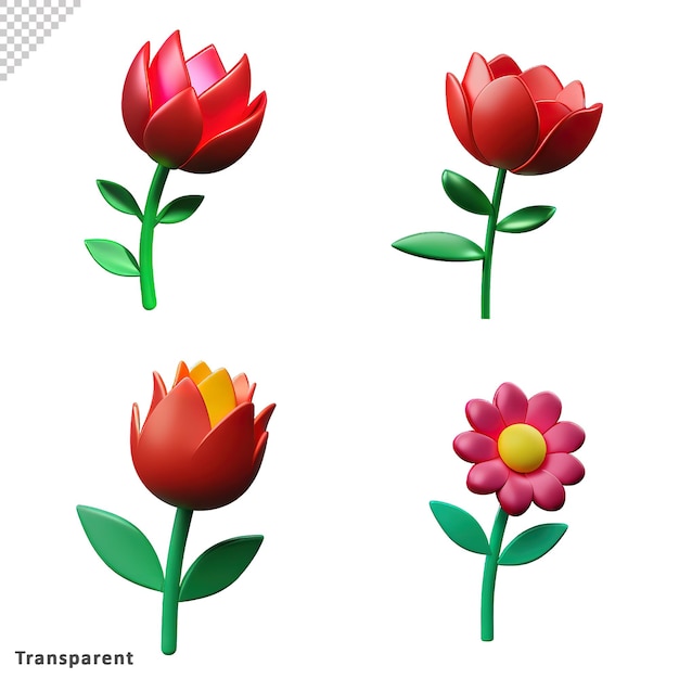 3d flower pack