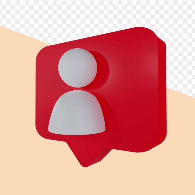 3d Follow User Icon