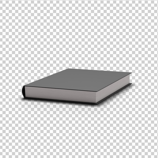 3D fully isolated book