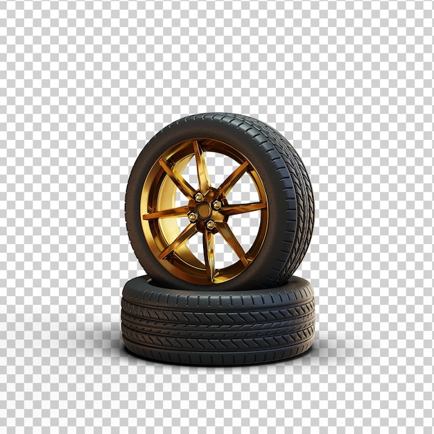 3D fully isolated sport tires