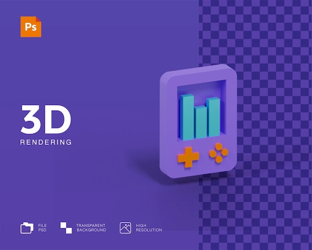 3D game icon