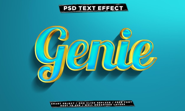 3D Gem Text Effect