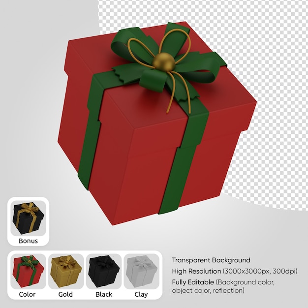 3d gift box