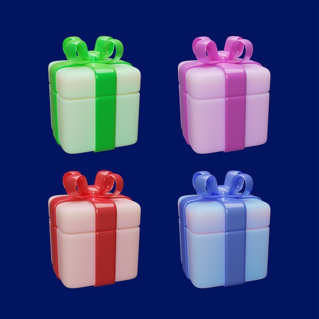 3d gift icons