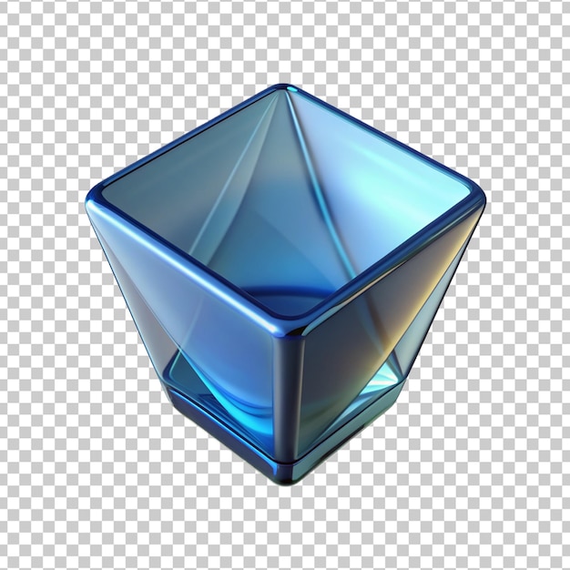 PSD 3d glass object