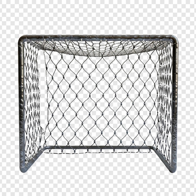 PSD 3d goal net isolated on transparent background