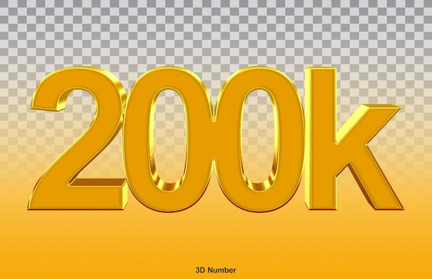 3D Golden 200k