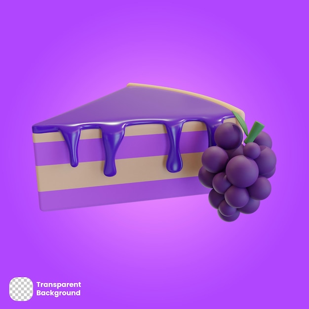 3D Grape Cake