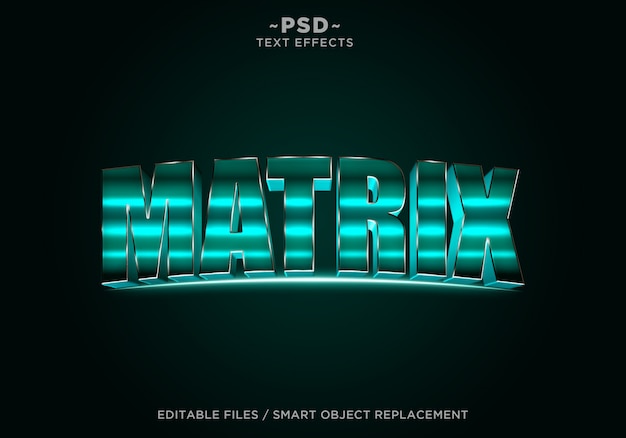 3D Green Cinematic Effect Editable Text