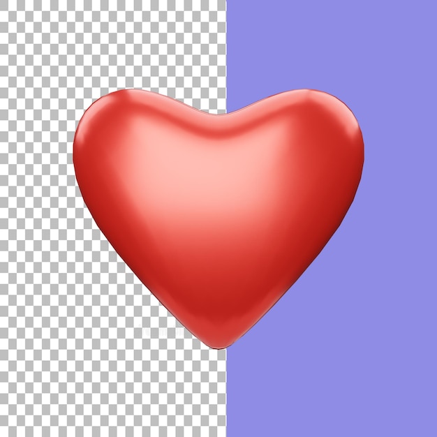 3d Heart Free Psd