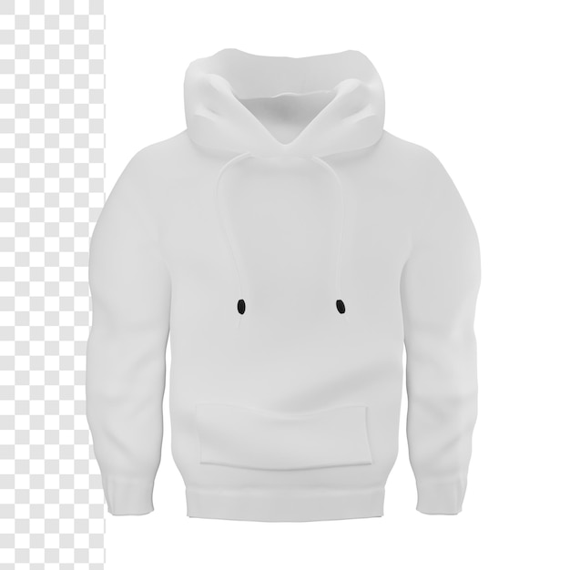 PSD 3d hoodie white