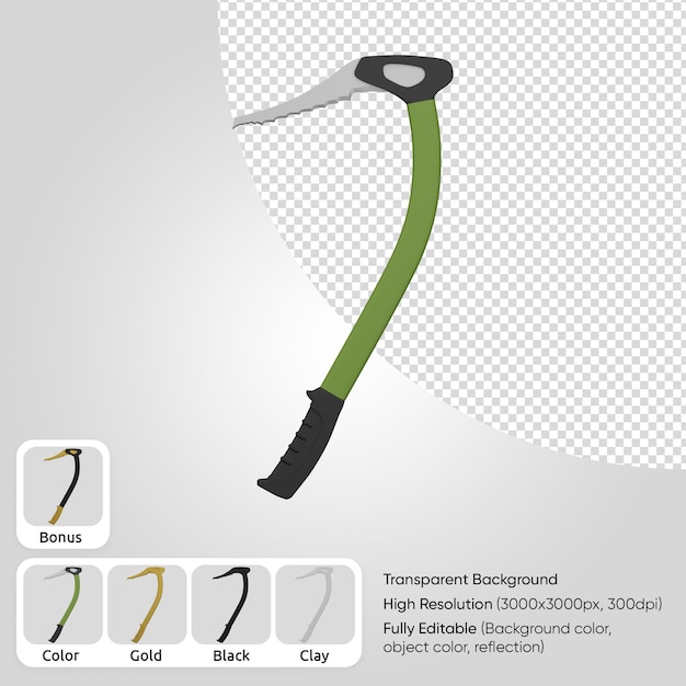 3d ice axe