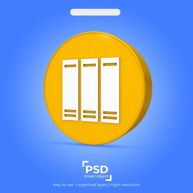 3d icon best render on transparent background 24