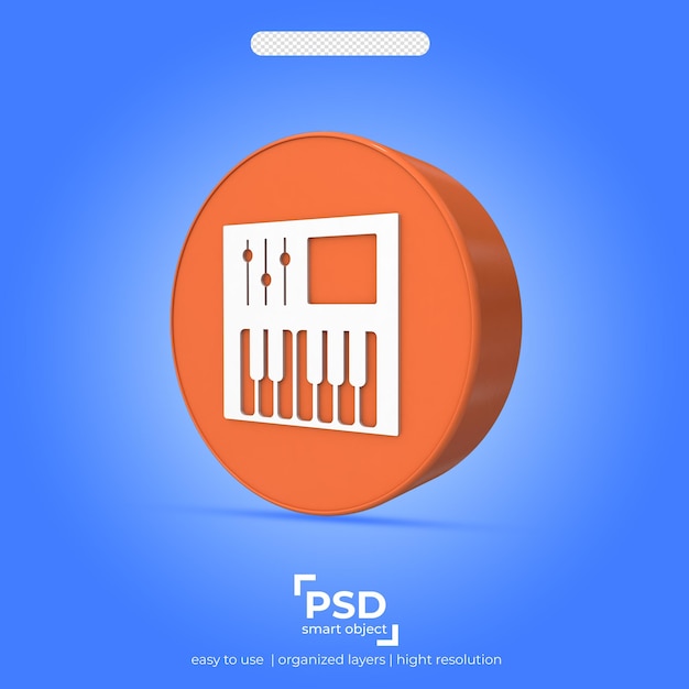 3d icon best render on transparent background 32