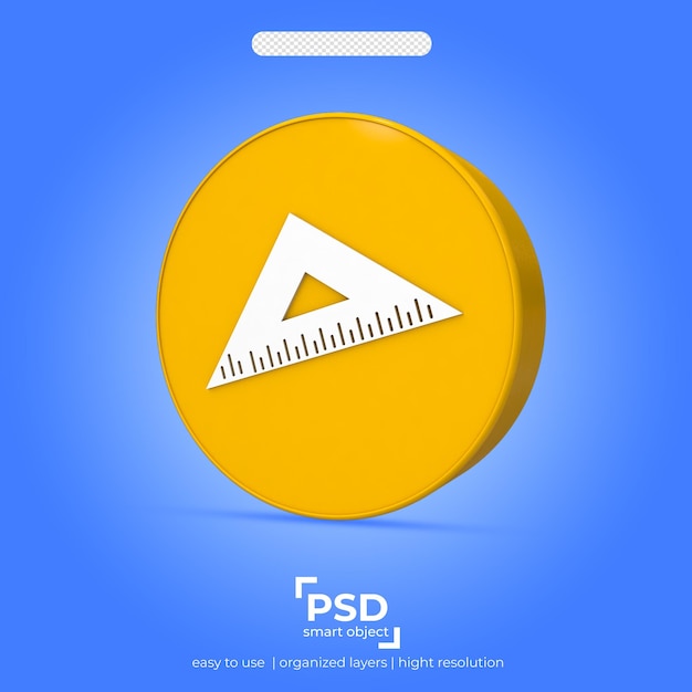 3d icon best render on transparent background v