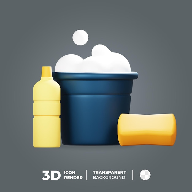 3d icon bucket