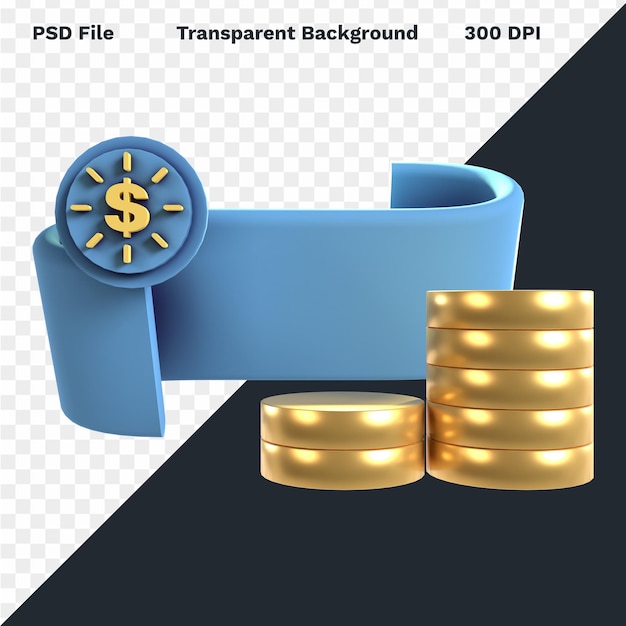 3D Icon Business Finance Marketing Startup Company Presentation Design