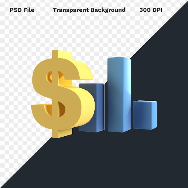 3D Icon Business Finance Marketing Startup Company Presentation Design