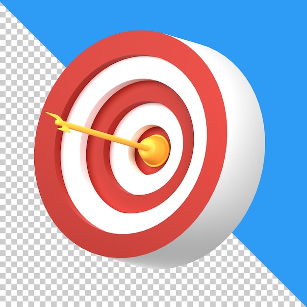 3d icon business target