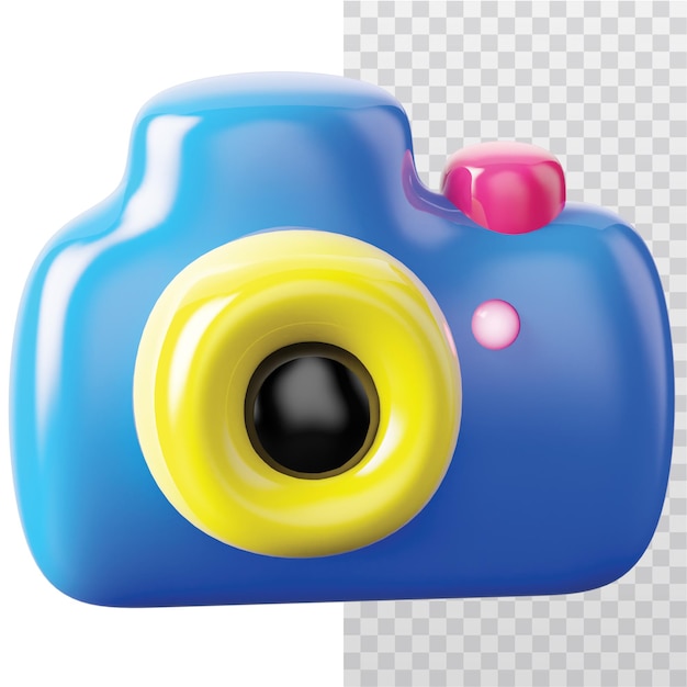 3D Icon Camera Illustration