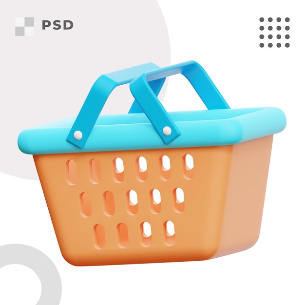 3d icon of cart