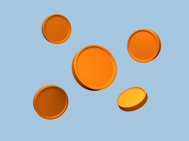 3d icon coin