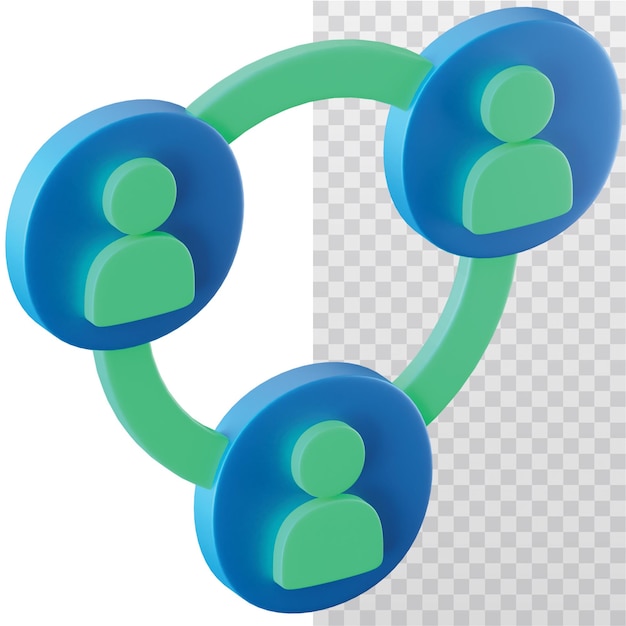 3D Icon Connect Illustration