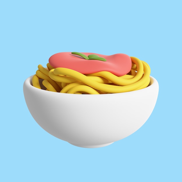 3d icon for cuisine with pasta