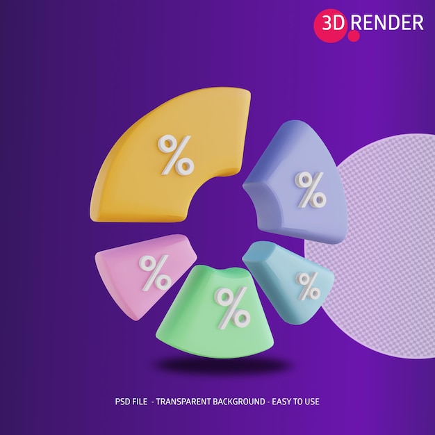 3d icon financial