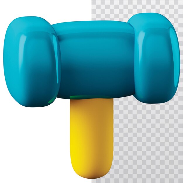 3D Icon Hammer Illustration