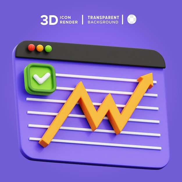 3D icon internet Illustration