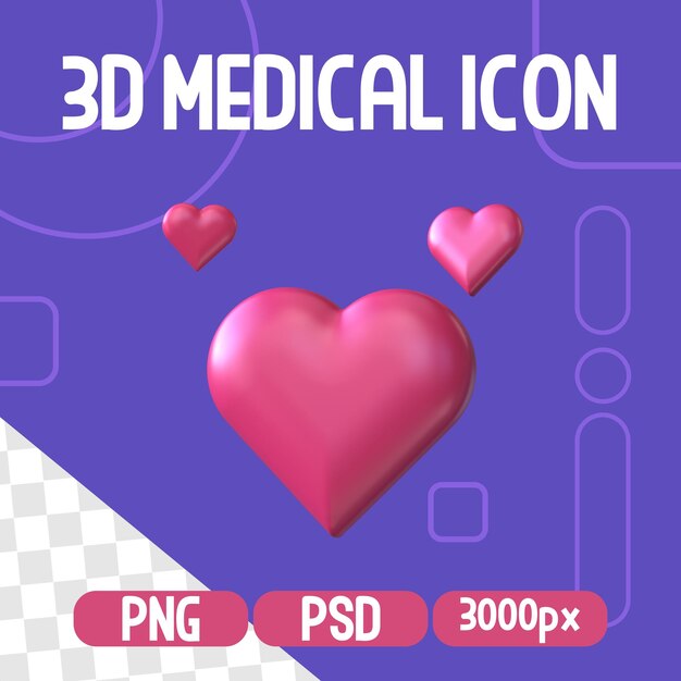 3D Icon Isolated Medical Object