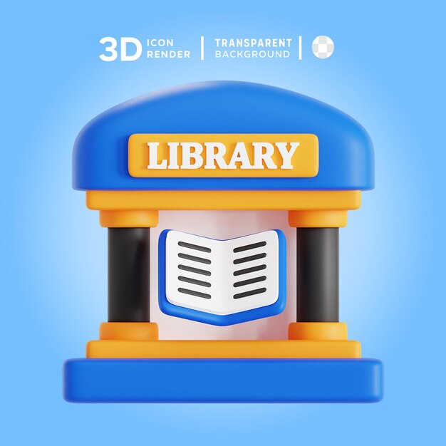 PSD 3d icon library illustration