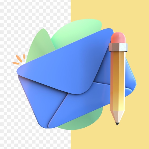 3D Icon Mail Business