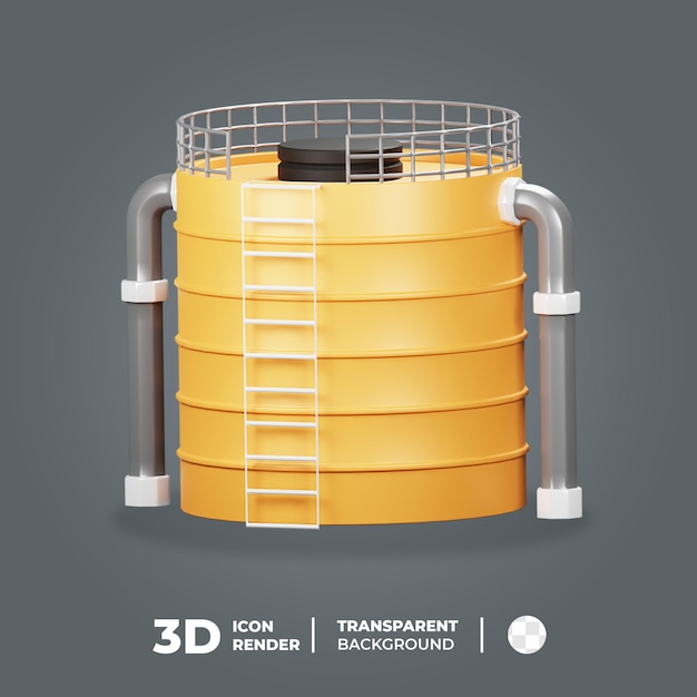 3D Icon Manufacture Water Tank