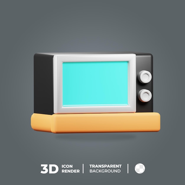 3D Icon microwave