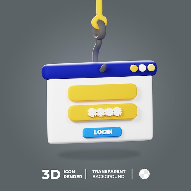 3D Icon Phising