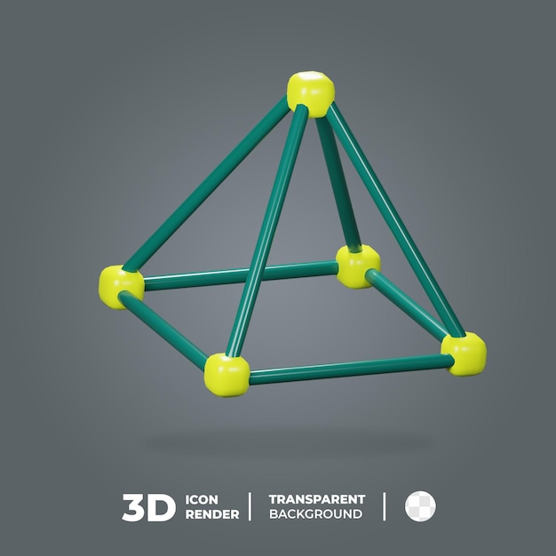 3D Icon pyramid