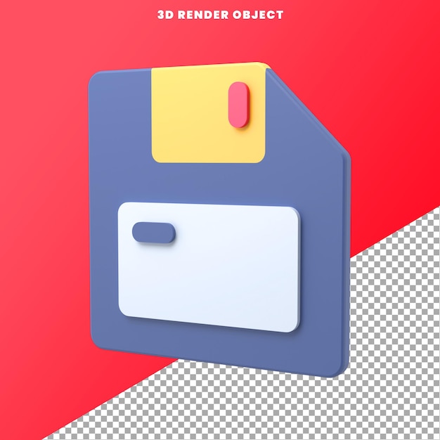 3D icon rendering Premium Psd