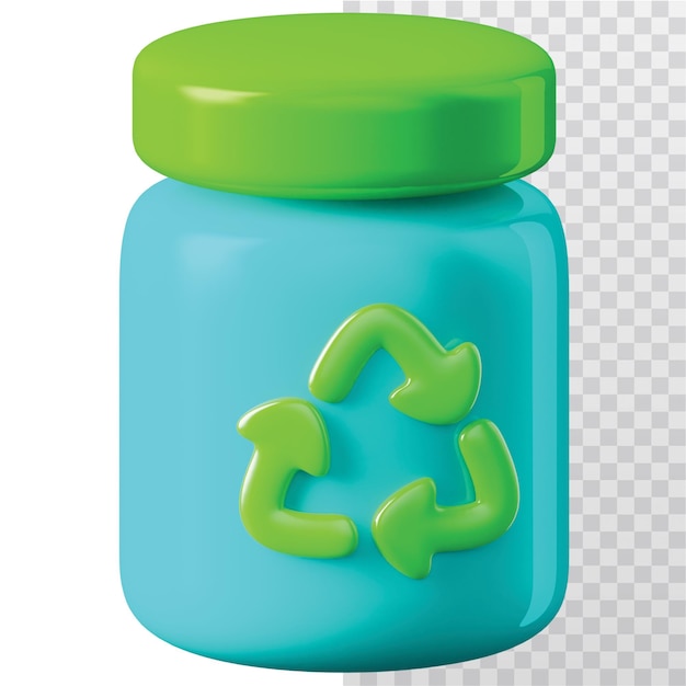 PSD 3d icon reusable bottle1 illustration