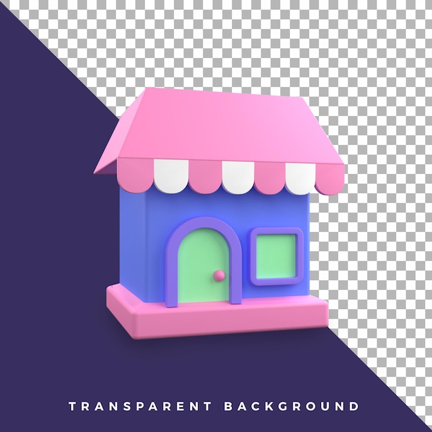 3d icon store illustration isolated object assets high quality