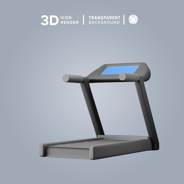 3D icon treadmill Illustration