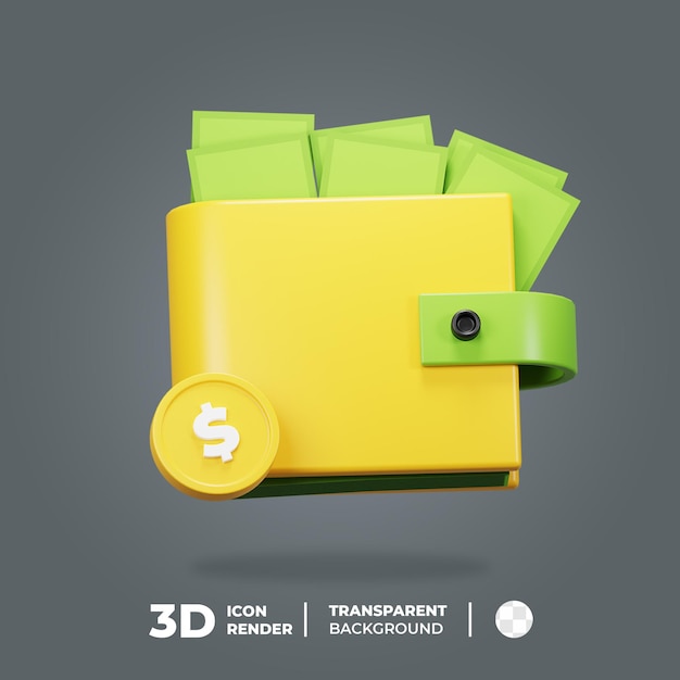 3D Icon wallet