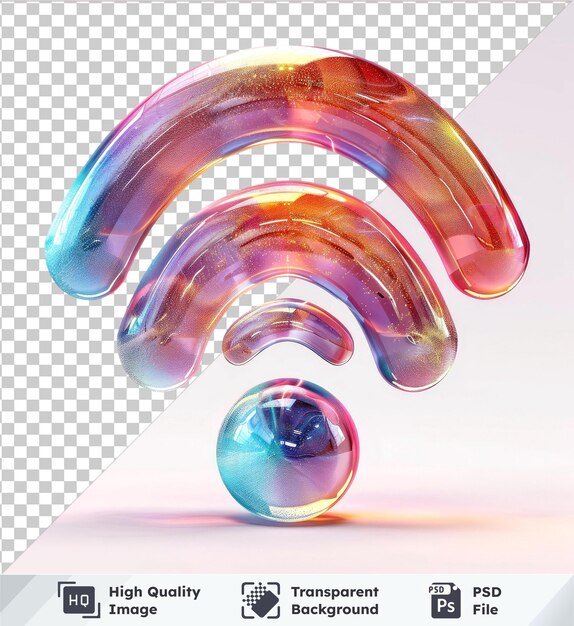 3d icons of wifi signal vector illustration on a isolated background