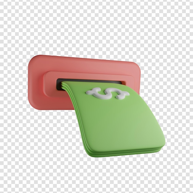 3d illustration of atm