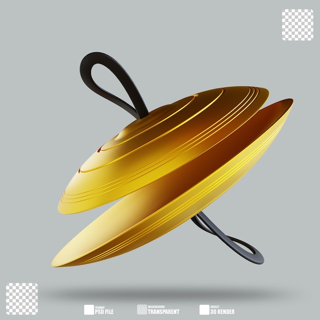 3D Illustration Cymbal 2